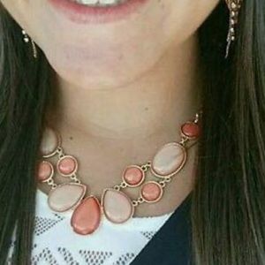 Peachy Statement Necklace